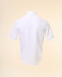 Camisa Casual 100% Linho em Branco