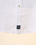 White Casual Shirt 100% Linen