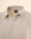 Camisa Casual 100% Algodón en Beige Claro