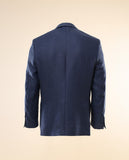 Blue Sports Jacket 100% Linen