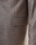 Light Beige Sports Jacket 100% Silk
