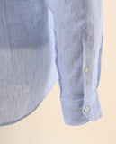 Green Casual Shirt 100% Linen
