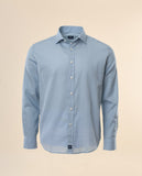 Camisa Casual em Azul Claro