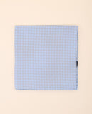 Lenço de Bolso 100% Seda em Azul