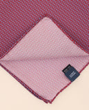 Red Pocket Squares 100% Silk