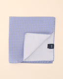 Blue Pocket Squares 100% Silk