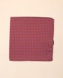 Lenço de Bolso 100% Seda em Encarnado