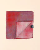 Lenço de Bolso 100% Seda em Encarnado