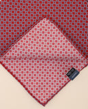 Pañuelo de bolsillo 100% Seda en Rojo