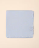 Pañuelo de bolsillo 100% Seda en Azul Claro