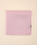Lenço de Bolso 100% Seda em Cor-de-rosa Claro