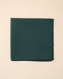 Lenço de Bolso 100% Seda em Verde Escuro
