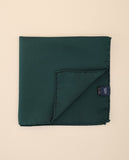 Lenço de Bolso 100% Seda em Verde Escuro