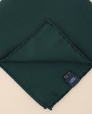 Lenço de Bolso 100% Seda em Verde Escuro