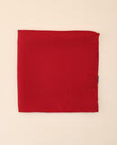 Red Pocket Squares 100% Silk