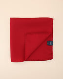 Lenço de Bolso 100% Seda em Encarnado