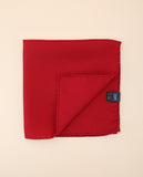 Red Pocket Squares 100% Silk