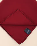 Lenço de Bolso 100% Seda em Bordeaux