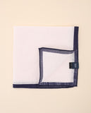 Lenço de Bolso 100% Linho em Branco