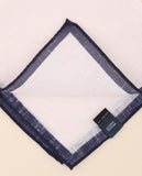 Lenço de Bolso 100% Linho em Branco