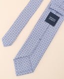Gravata 100% Seda em Azul