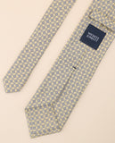 Gravata 100% Seda em Amarelo Claro