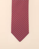 Corbata 100% Seda en Rojo