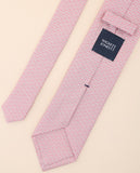 Gravata 100% Seda em Cor-de-rosa Claro