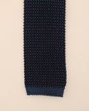 Gravata de Malha 100% Seda em Azul Claro
