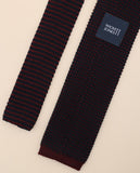 Light Blue Knitted Tie 100% Silk
