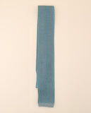 Light Green Knitted Tie 100% Silk