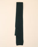 Corbata Seda Punto 100% Seda en Verde Oscuro