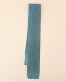 Light Green Knitted Tie 100% Silk