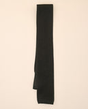 Dark Green Knitted Tie 100% Silk