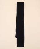 Black Knitted Tie 100% Silk
