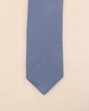 Gravata 100% Seda em Azul Escuro
