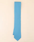 Gravata 100% Seda em Azul Turquesa