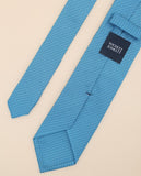 Turquoise Blue Tie 100% Silk
