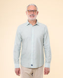Camisa Casual 100% Algodón en Verde Claro