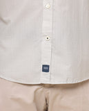 Camisa Casual 100% Algodón en Gris Claro
