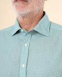 Camisa Casual em Verde