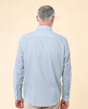 Camisa Casual em Azul Claro