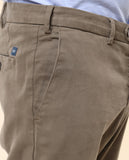 Dark Dry Green Regular Chino Trousers