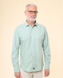 Green Casual Shirt 100% Cotton