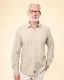Khaki Casual Shirt 100% Cotton
