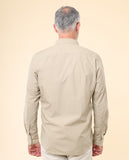 Khaki Casual Shirt 100% Cotton