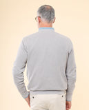 Light Grey Crew Neck Sweater 100% Cotton