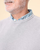 Jersey 100% Algodón en Gris Claro