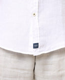 Camisa Casual 100% Linho em Branco