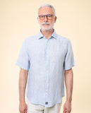 Camisa Casual 100% Lino en Blanco